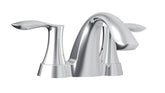 B208  Two Handles Three Holes Bathroom Sink Faucet - ZCBuildingSupply